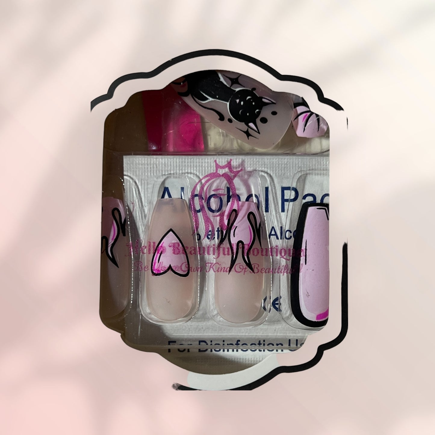 Hello Beautiful Boutique False Nails Ballerina Style®