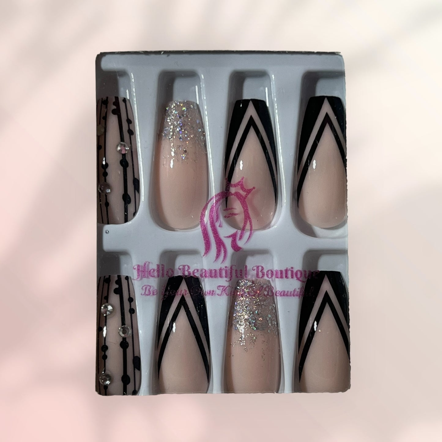 Hello Beautiful Boutique False Nails Ballerina Style®